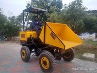 Mini Dumper - Mild Steel Construction, Yellow Finish | Non-automatic, Warranty Included