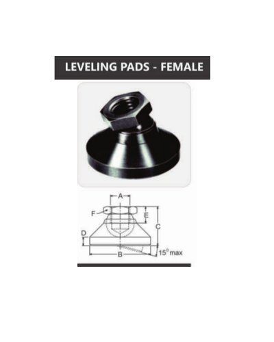 Metal Leveling Pads Female