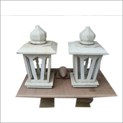 White Stone Lamp