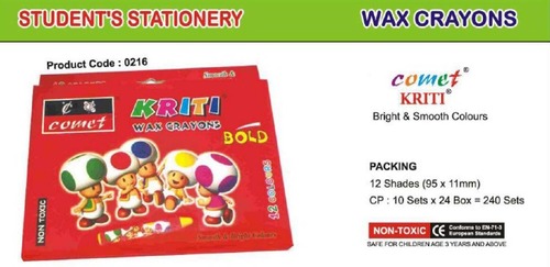 Comet Kriti Bold Wax Crayons - Feature: Smooth And Bright Colour