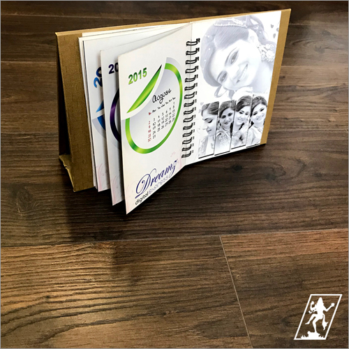 Book Style Table Calendar