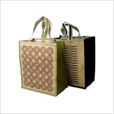 Cream Jute Fancy Bag