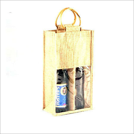 Bottle Bags - Wine Bottle Jute Bag Manufacturer from Kolkata