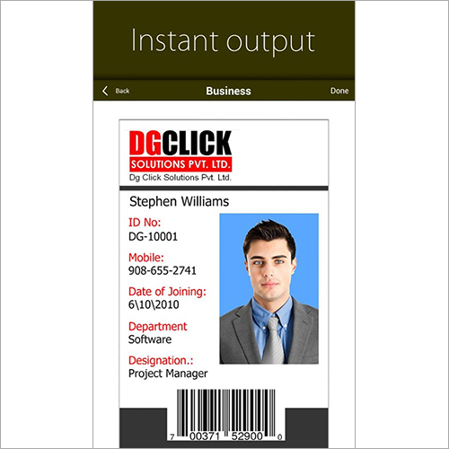 ID Card Instant Output