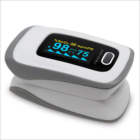 Pulse Oximeter - Plastic, 60x30x30 mm, 50g | LED Display, Accurate Readings, Fast Response, Portable Design