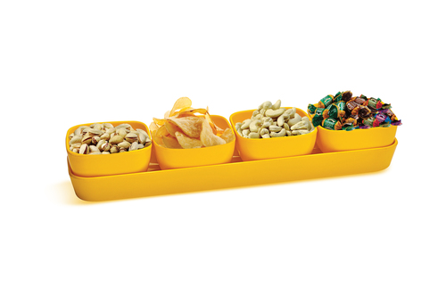 Delight Snack Set - Ceramic, 500 ml, 1500 ml, 2500 ml | Durable, Abrasion-Resistant, Easy to Hold, Washable, Elegant Design
