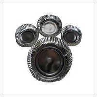 Disposable Silver Paper Plate