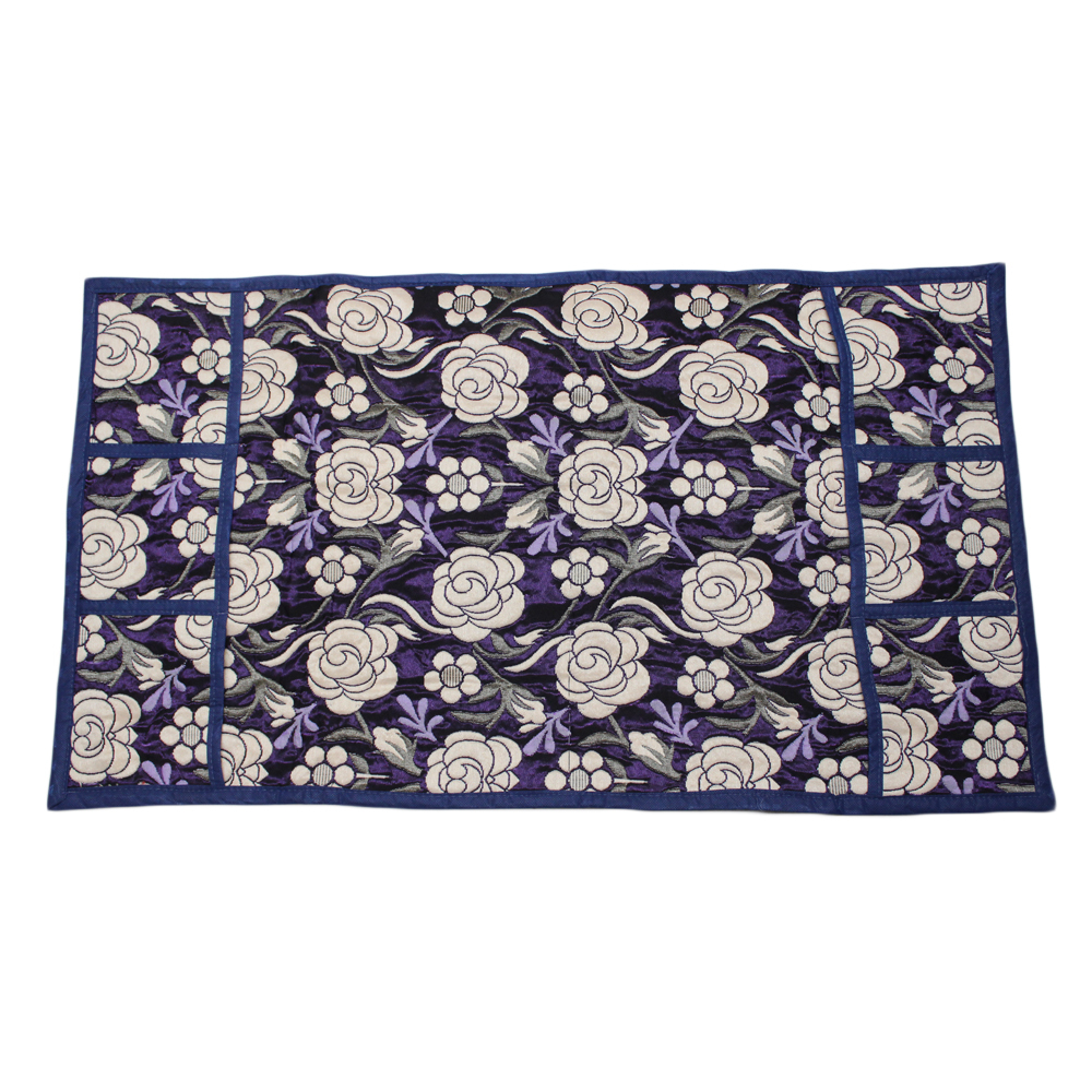 Violet Base Cream Rose Flower Design Fridge Top Cover