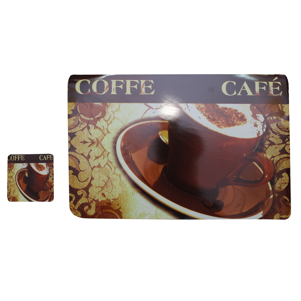 Stylish Hot Coffee Cafe Design Table Mats
