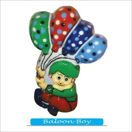 Balloon Boy Fibre Cut Out Dustbin