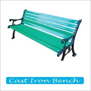 Green And Black Jo Jo Standard Cast Iron Bench