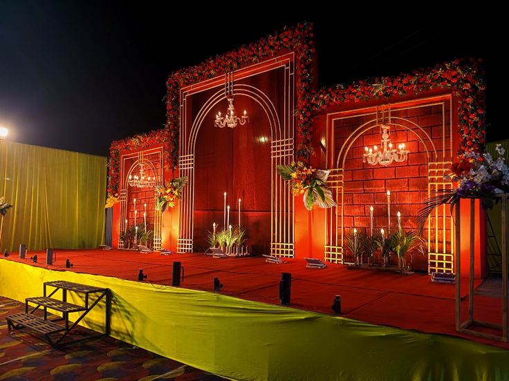 Bollywood Style Wedding Stage