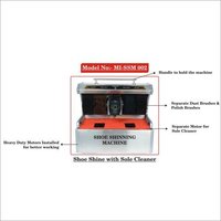 Shoe Shining Machine With Sole Cleaning - Application Areas: Industrial
