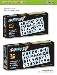 Stencil - Plastic, 10 Mm Rectangular | Ideal For Geometry Applications And Precision Drawing