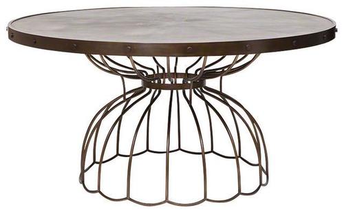 Industrial Iron Dining Table
