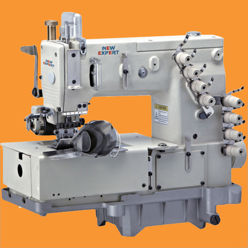 Attaching Sewing Machine - 32x28x54 mm, 200 Volt Power | Ivory White, Automatic Feeding, Lock Stitch and Chain Stitch Functions