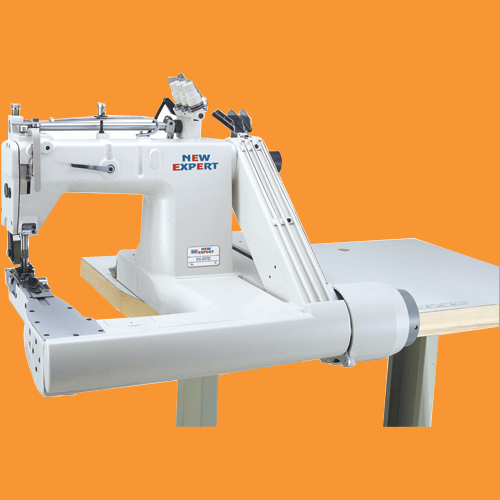 White Three Needle Sewing Machine