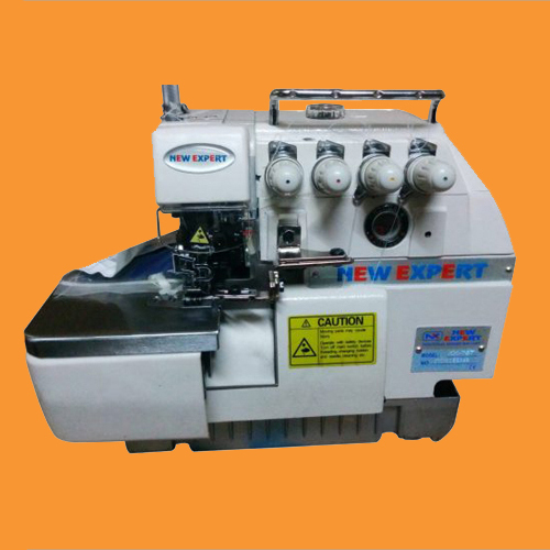 White Industrial Overlock Sewing Machine