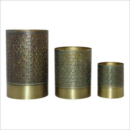 Metal Candle Holder Set