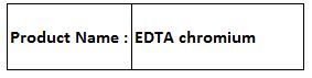 EDTA chromium