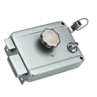 Rim Lock - Mild Steel & Brass Body, Extreme Security Level With 3 Keys