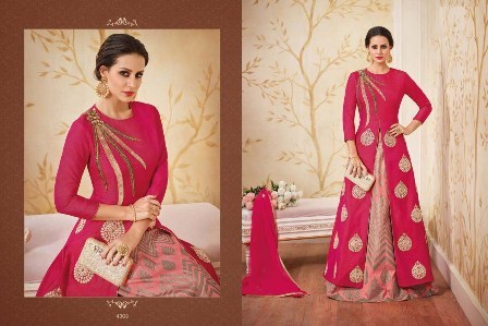 Bridal Wear Red Anarkali Suit - Georgette, Customized Size Options Available | Full Sleeves, Embroidered Pattern with Bead Decoration, All Season Ethnic Fashion