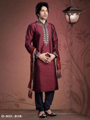 Maroon Kurta Pajama