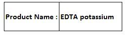 EDTA potassium