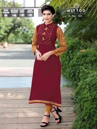 EMBROIDARY WORK KURTI