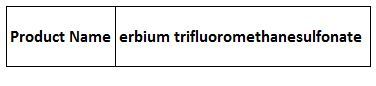 Erbium Compounds 