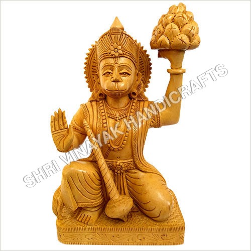 Wooden Hanuman Ji Statue Wooden Hanuman Ji Statue