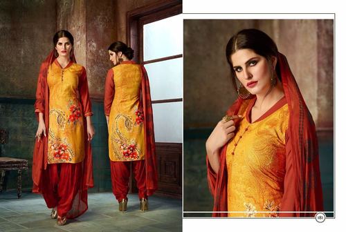 Yellow Ladies Readymade Salwar Suit In Delhi