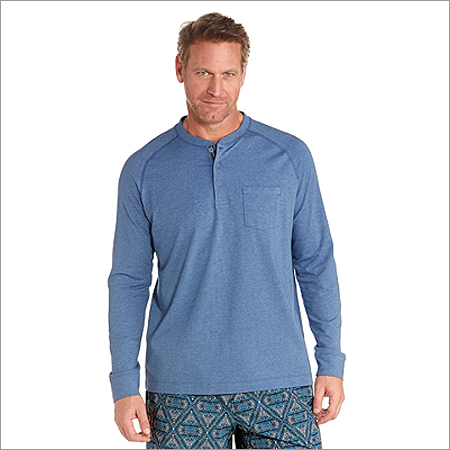 Men's Long Sleeve Henley
