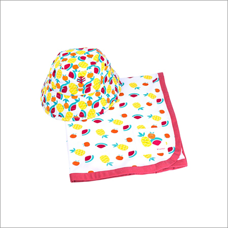 Baby Cotton Cap Sun Blanket Set