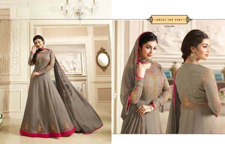 Grea Designed Anarkali Suit Decoration Material: Beads