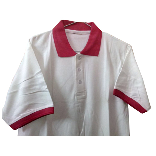 Plain Collar Half Sleeve T-Shirt