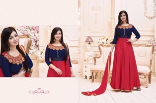 Bollywood Designed Anarkali Suit Decoration Material: Beads