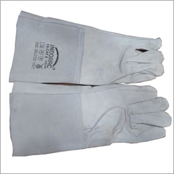 White Leather Gloves