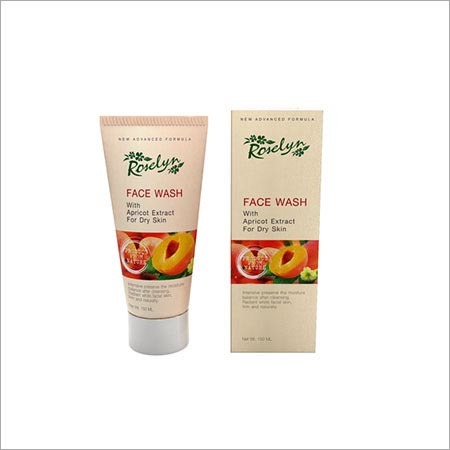 Natural Face Wash - 150ml Tube, Apricot Extract | Moisturizes, Softens Skin, Smooths, Vitamin-Rich, Anti-Inflammatory