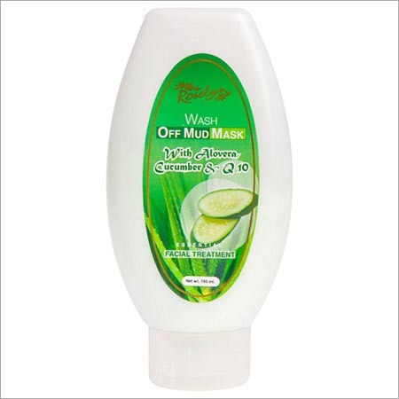 Facial Mud Mask - 150 ml Squeeze Tube, Aloe Vera & Cucumber, Deep Cleansing & Moisturizing