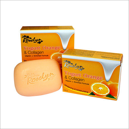Ayurvedic Soap - 100g, Box Packed | Orange Extract, Yogurt Blend, Vitamins C & E, Soft Moisturized Skin, Odor Control