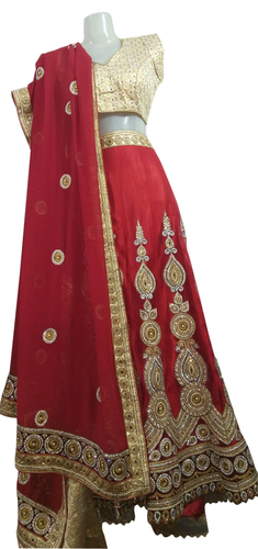 Bridal Lehenga Stone Design