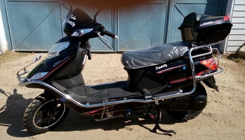 Battery operated two wheeler