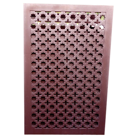 Fancy Red Stone Jali