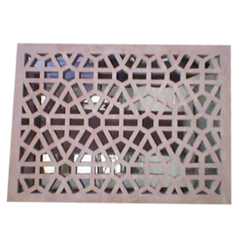 Red Mandana Stone Jali