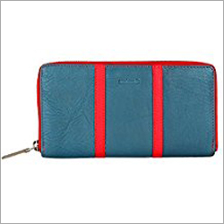 Amicraft Blue & Red Leather Wallet