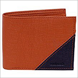 Amicraft Tan Black Synthetic Leather Wallet