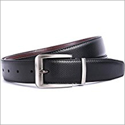 Mens Black Leather Belt