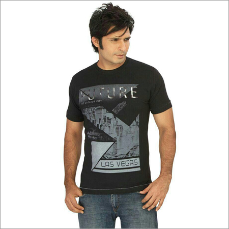 Men's Round Neck Printed T-Shirt