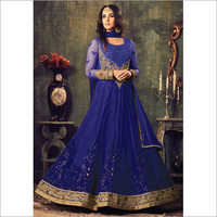 Ladies Blue Anarkali Suits